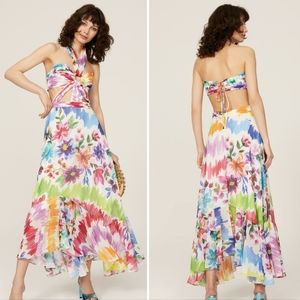 PatBO 🧡 Bloom cut-out maxi